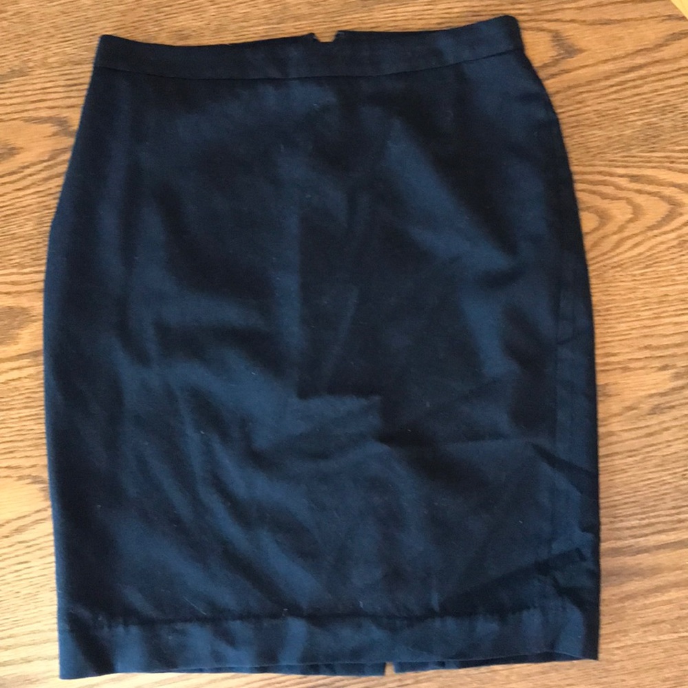 J. Crew Black pencil skirt